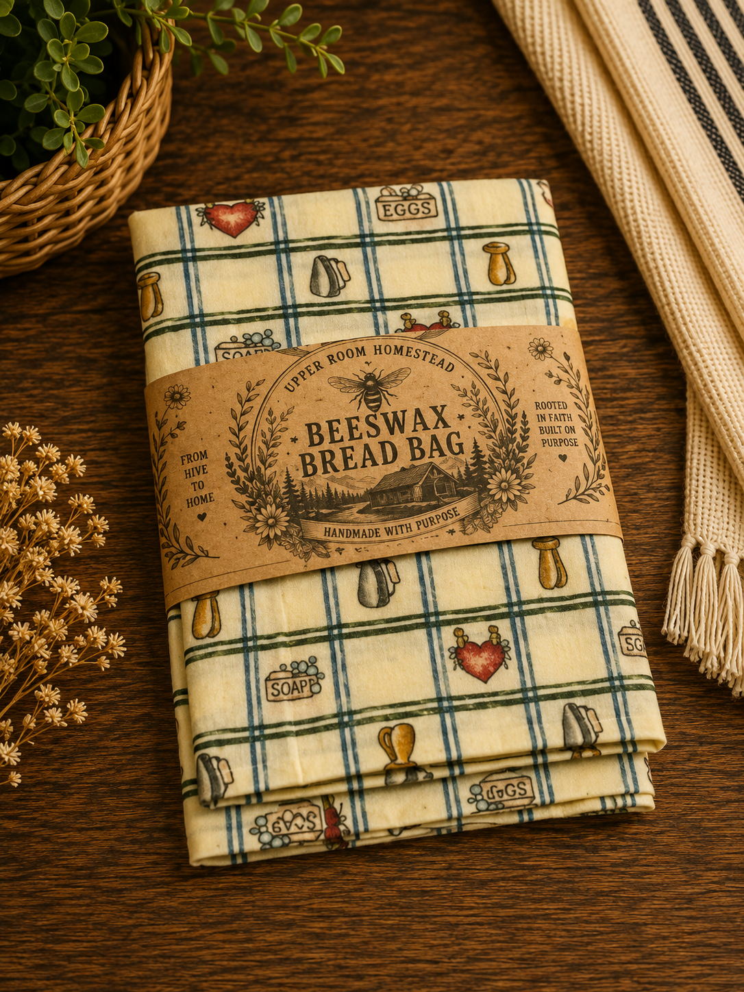 Beeswax Bread Bag