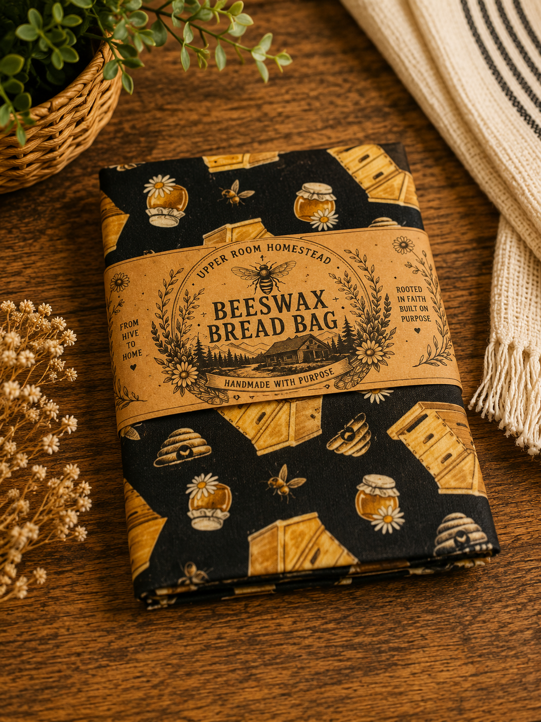 Beeswax Bread Bag