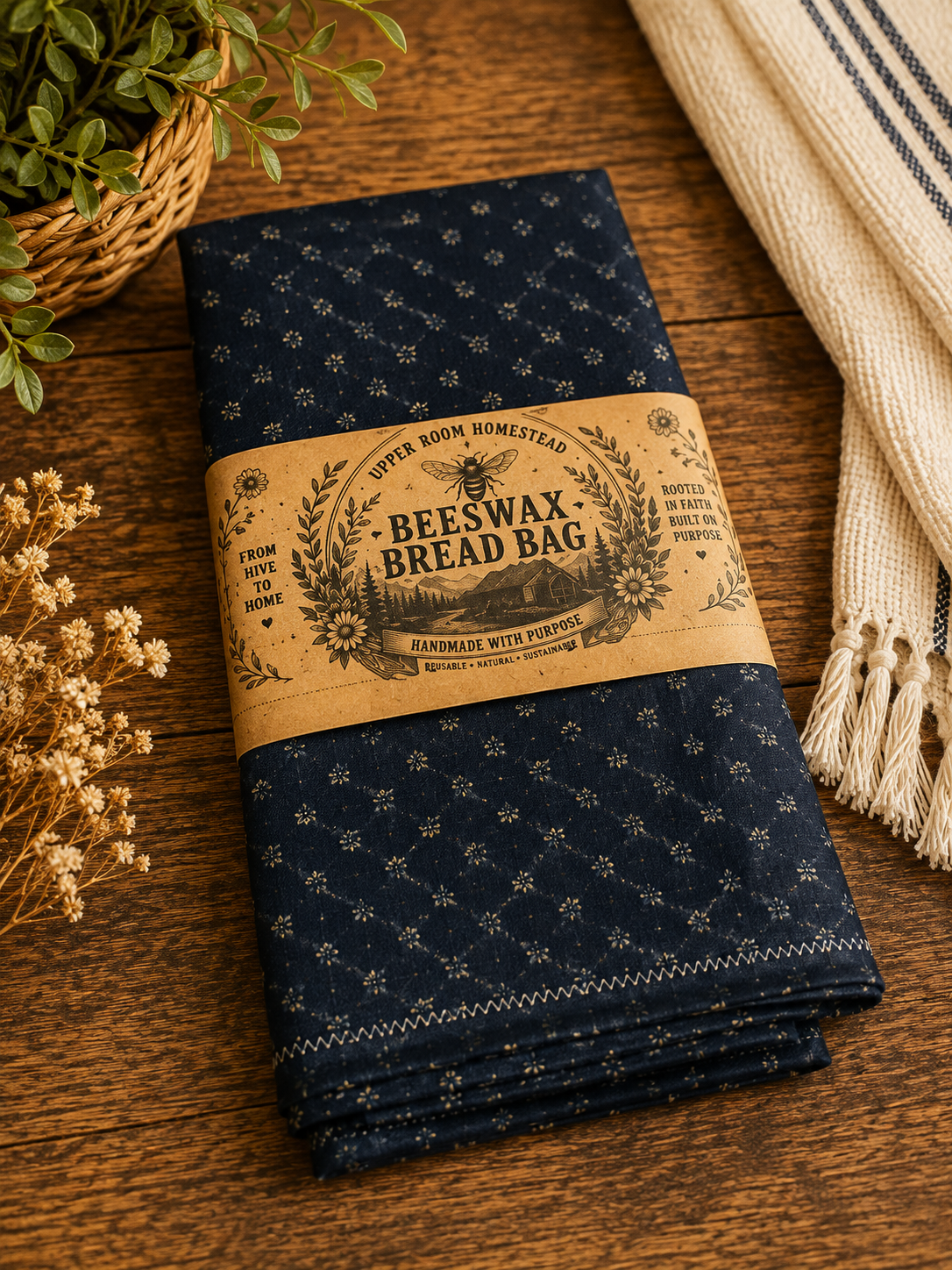 Beeswax Bread Bag