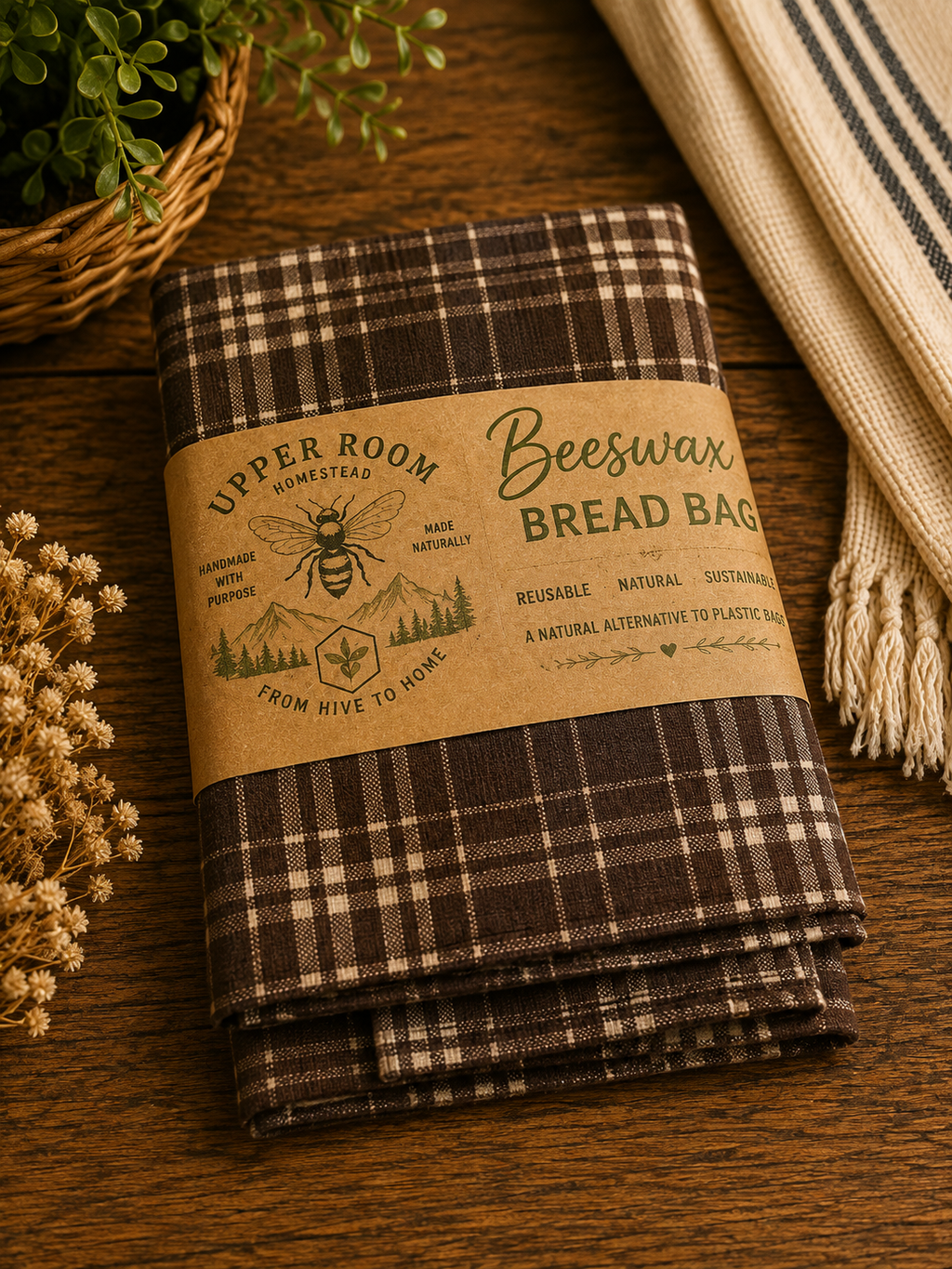 Beeswax Bread Bag