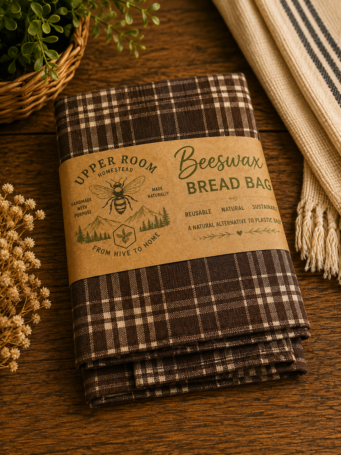 Beeswax Bread Bag