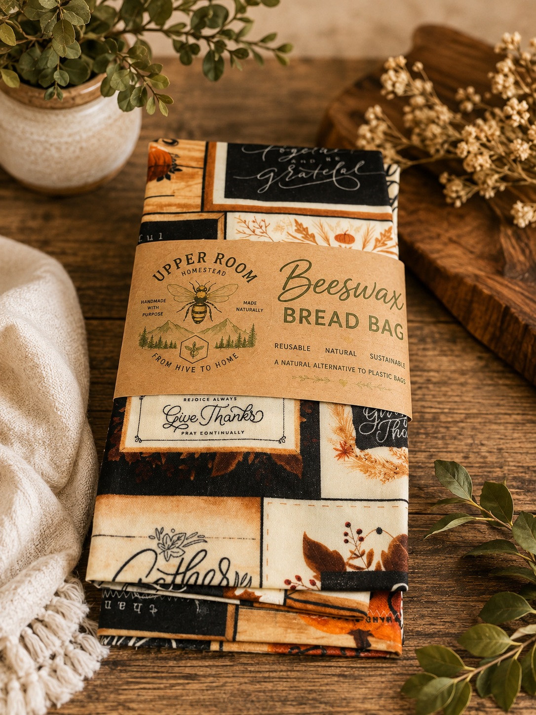 Beeswax Bread Bag