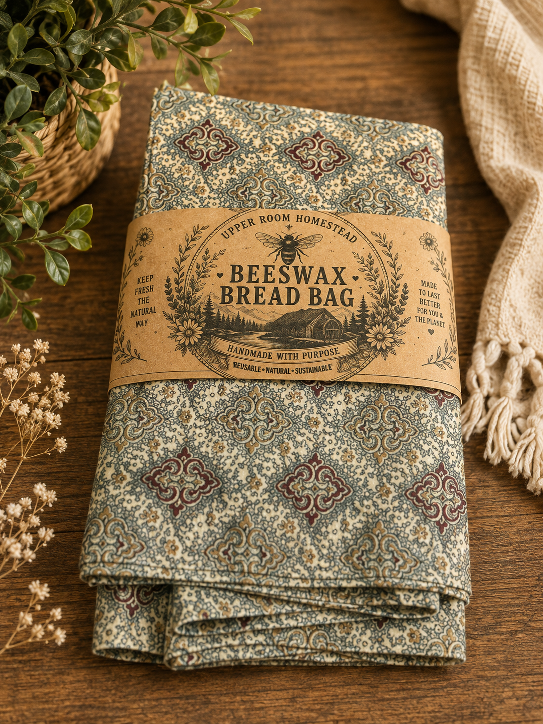 Beeswax Bread Bag