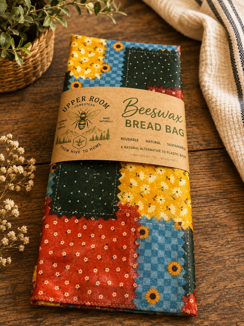 Beeswax Bread Bag