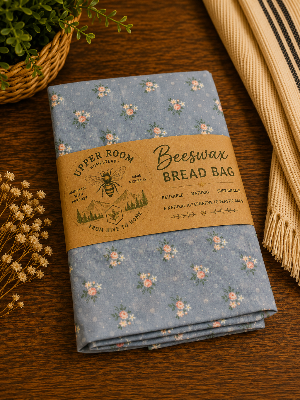 Beeswax Bread Bag