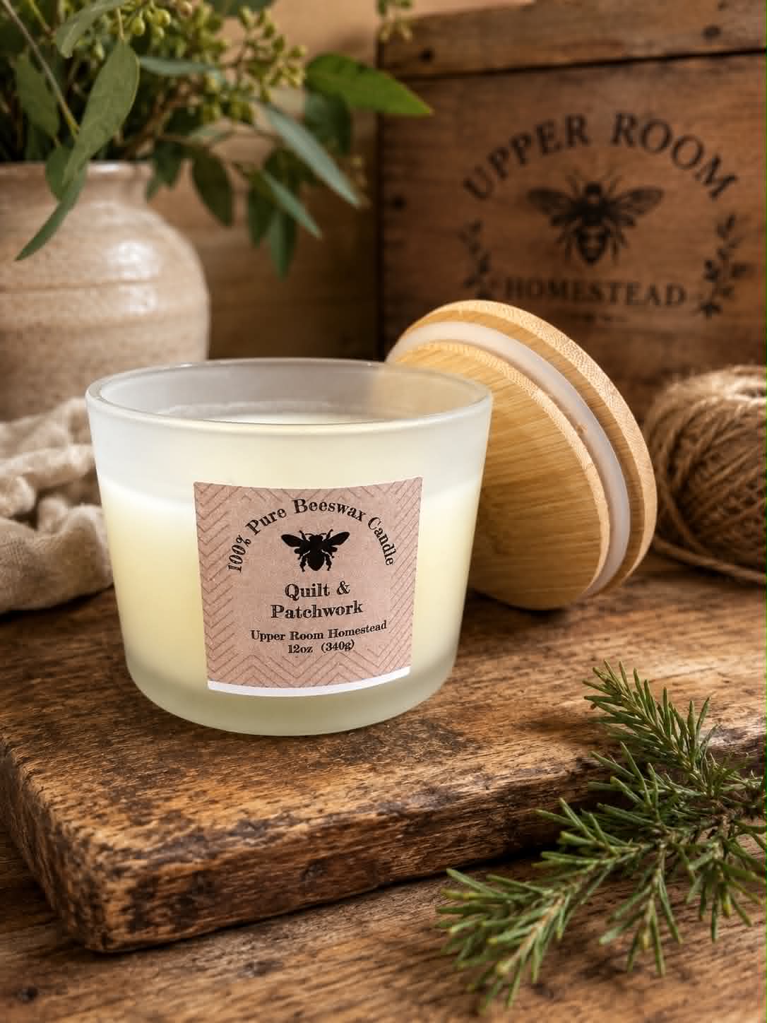 Quilt & Patchwork Candle