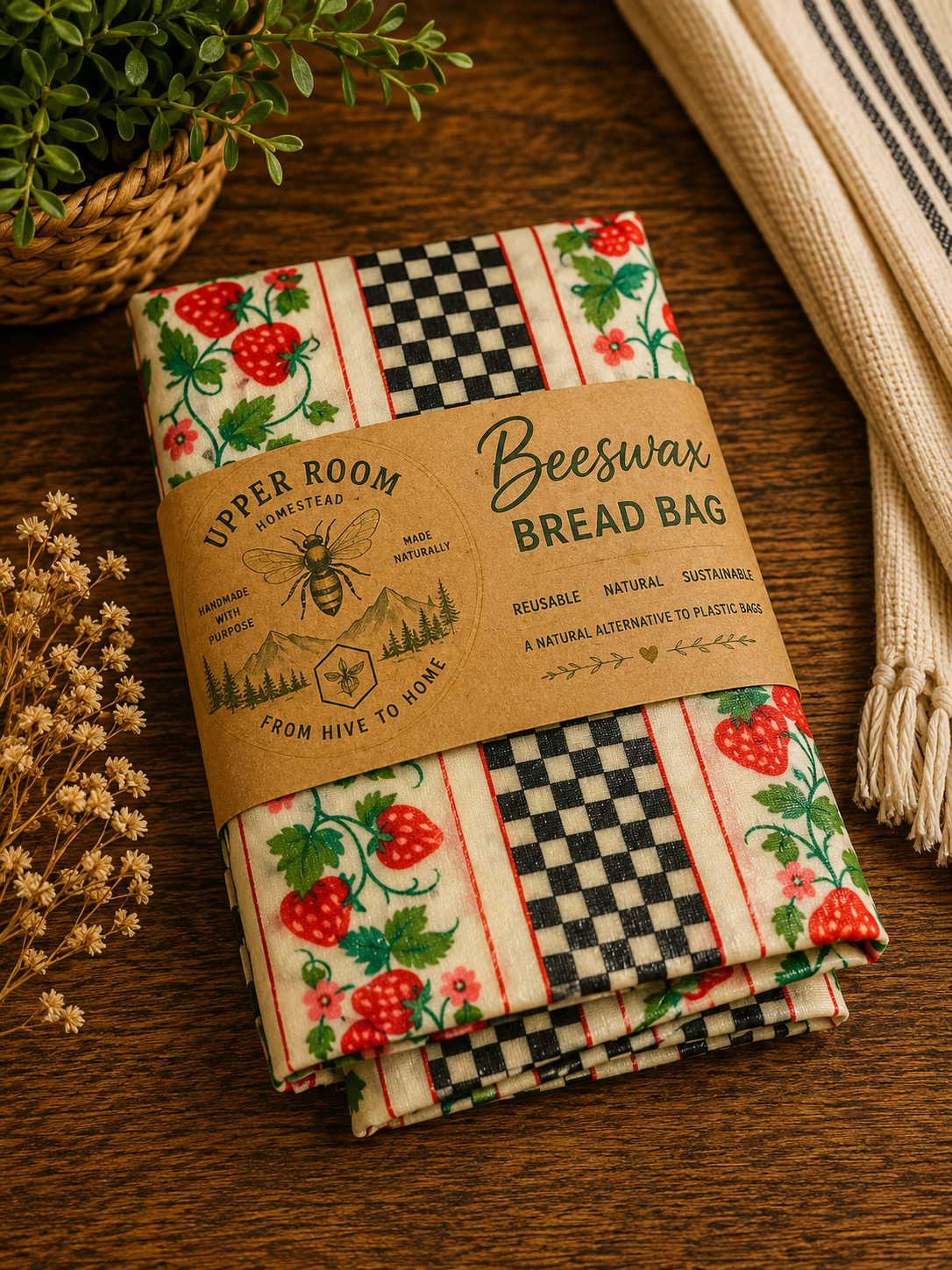 Beeswax Bread Bag