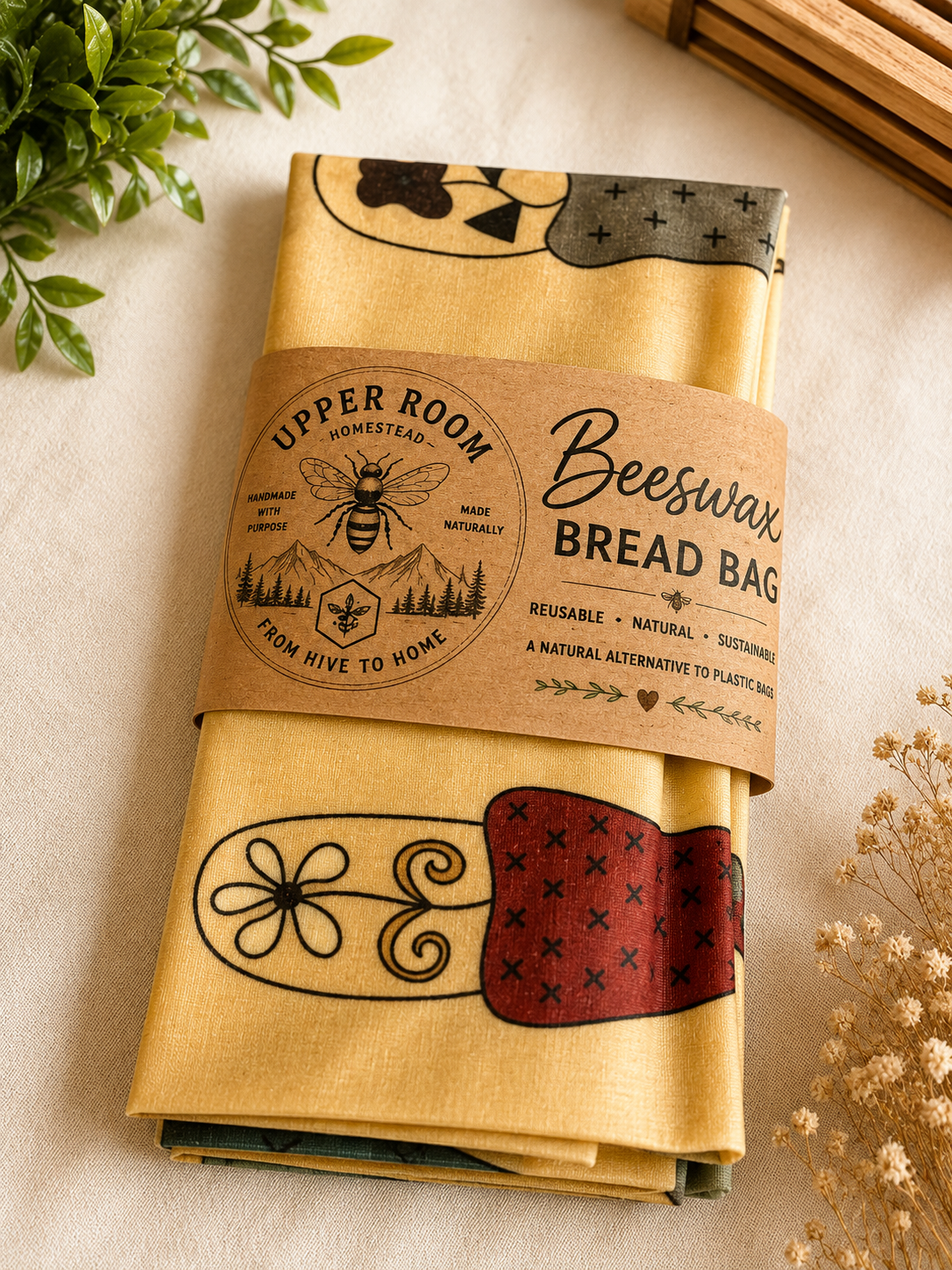Beeswax Bread Bag