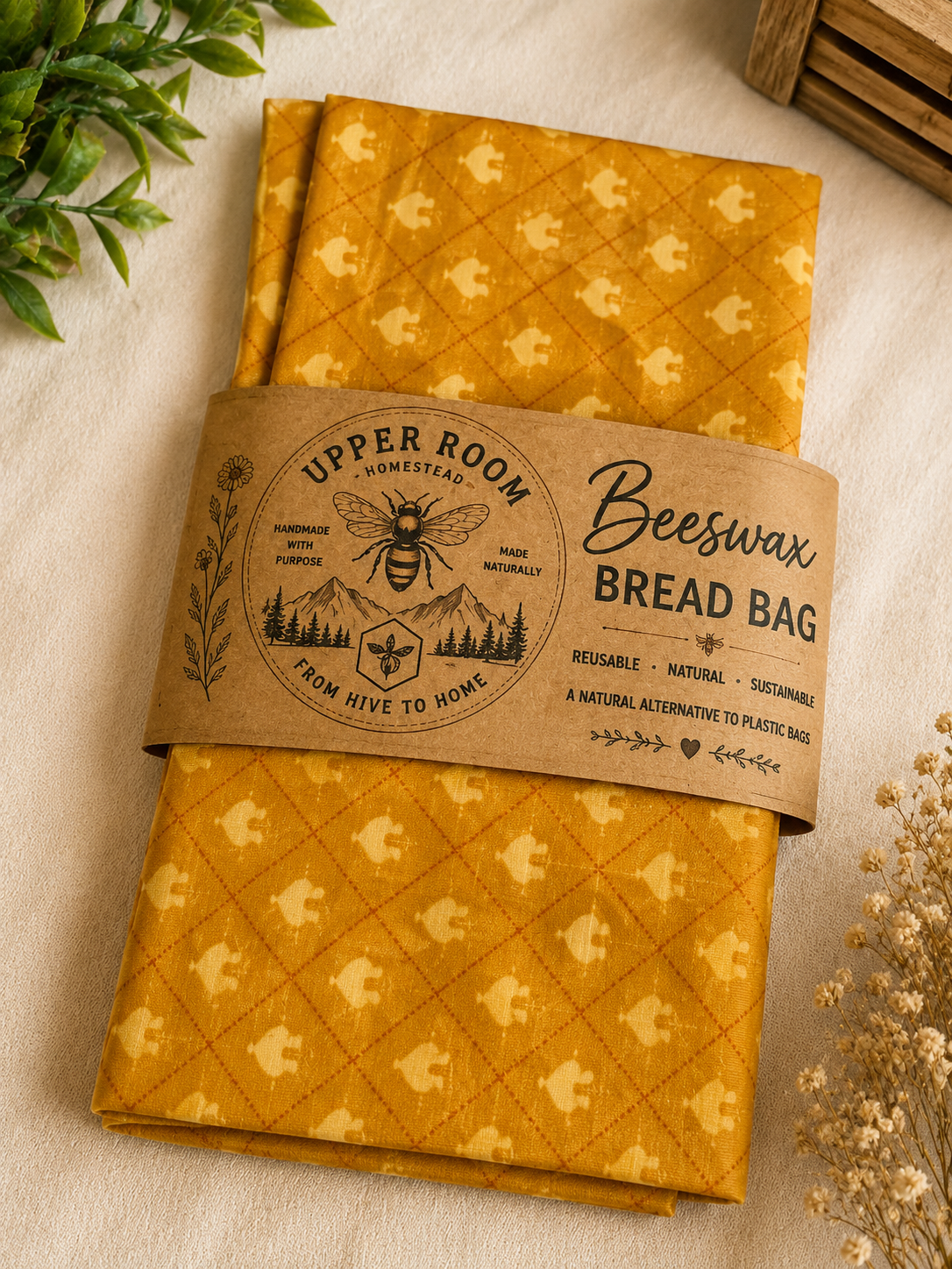 Beeswax Bread Bag